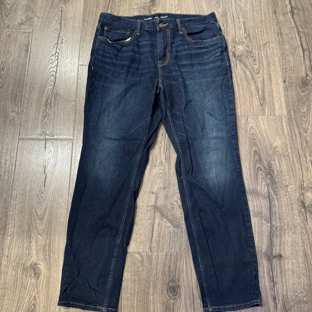 Old Navy Men's Black Blue Jeans bundle set of 3 size 36x32 athletic taper flex - Picture 6 of 11